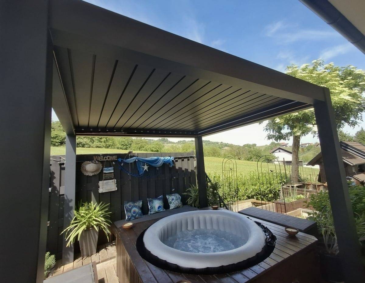 MP pergola bioklimatske pergole reference