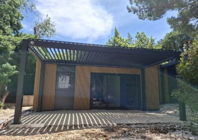 MP bioklimatska pergola mobilna hiška
