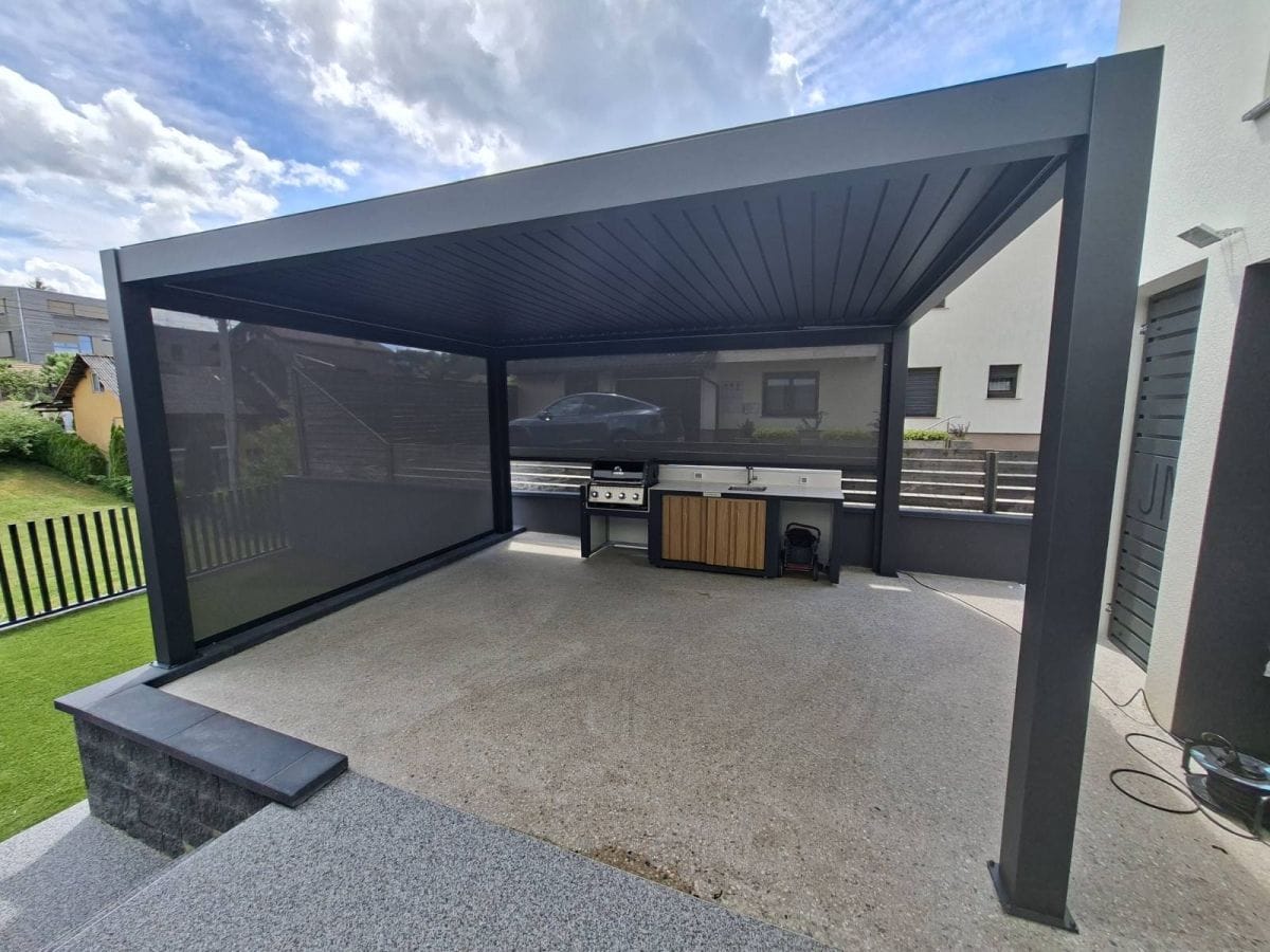 MP pergola bioklimatske pergole reference