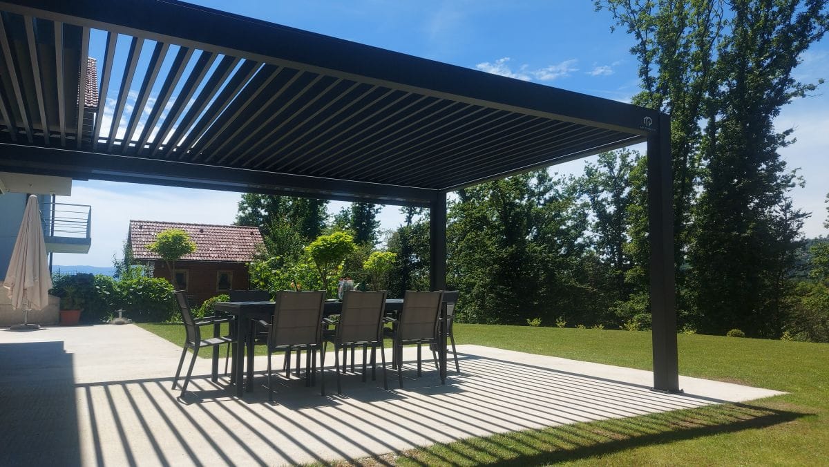MP pergola bioklimatska pergola 4x6 m