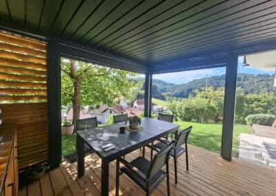 Pergola 4x4m z dodatki